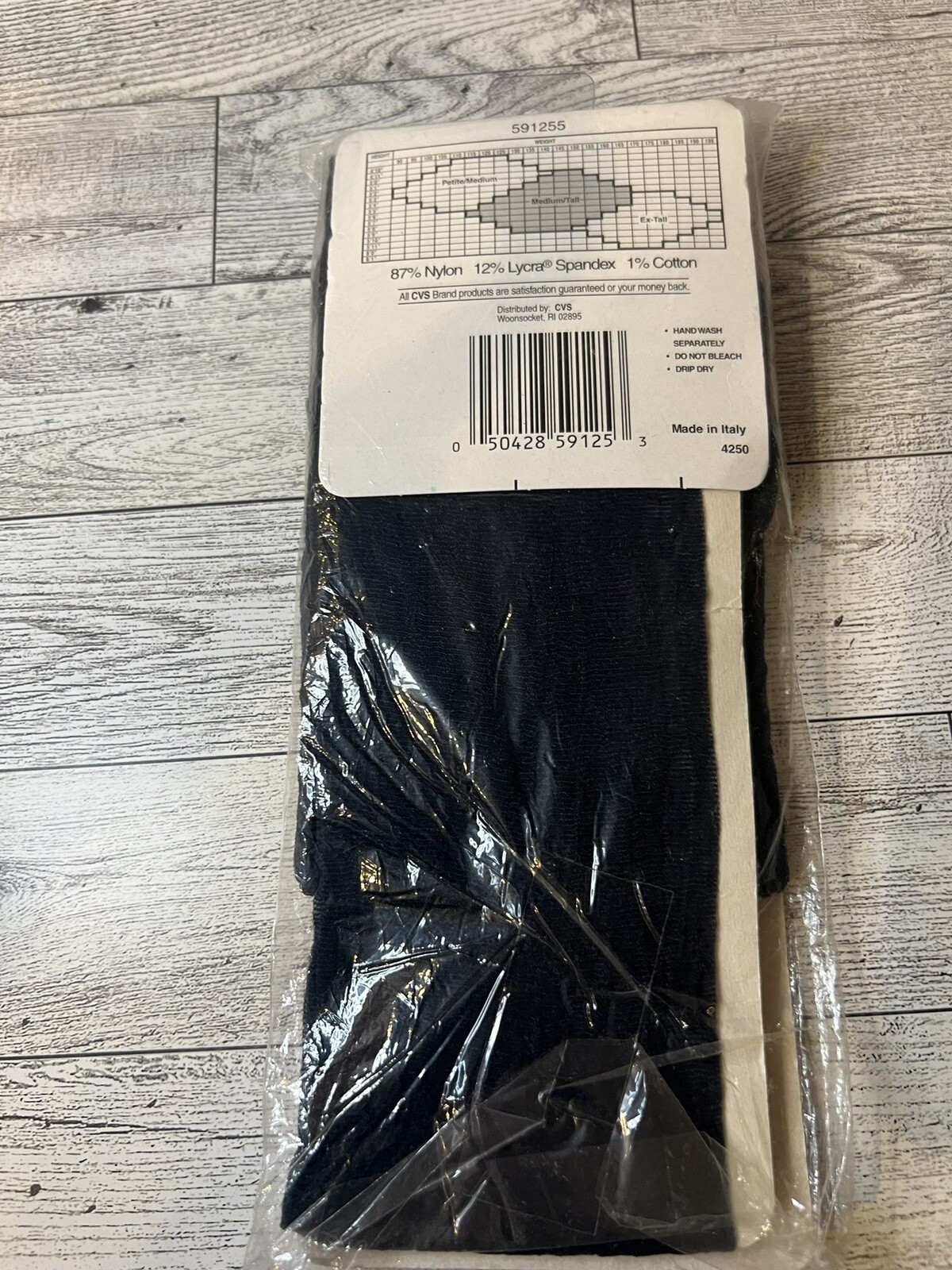 CVS regular pantyhose – 1 Pair -medium Tall NAVY