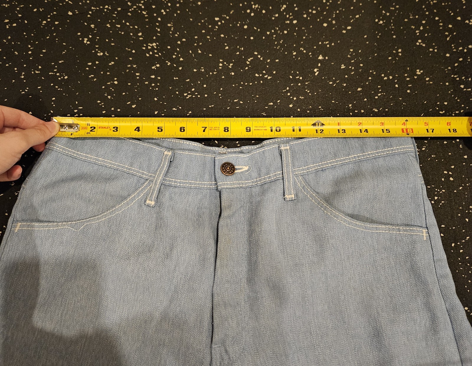Vintage 70s 80s Farah Time out West blue jean jacket and bell bottom pants set