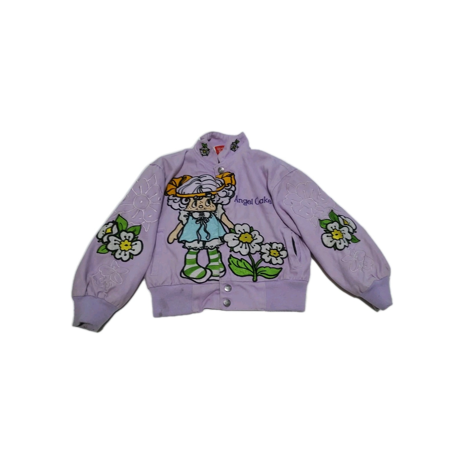 Vintage Lavendar Strawberry Shortcake Angel Cake Jacket X-Small