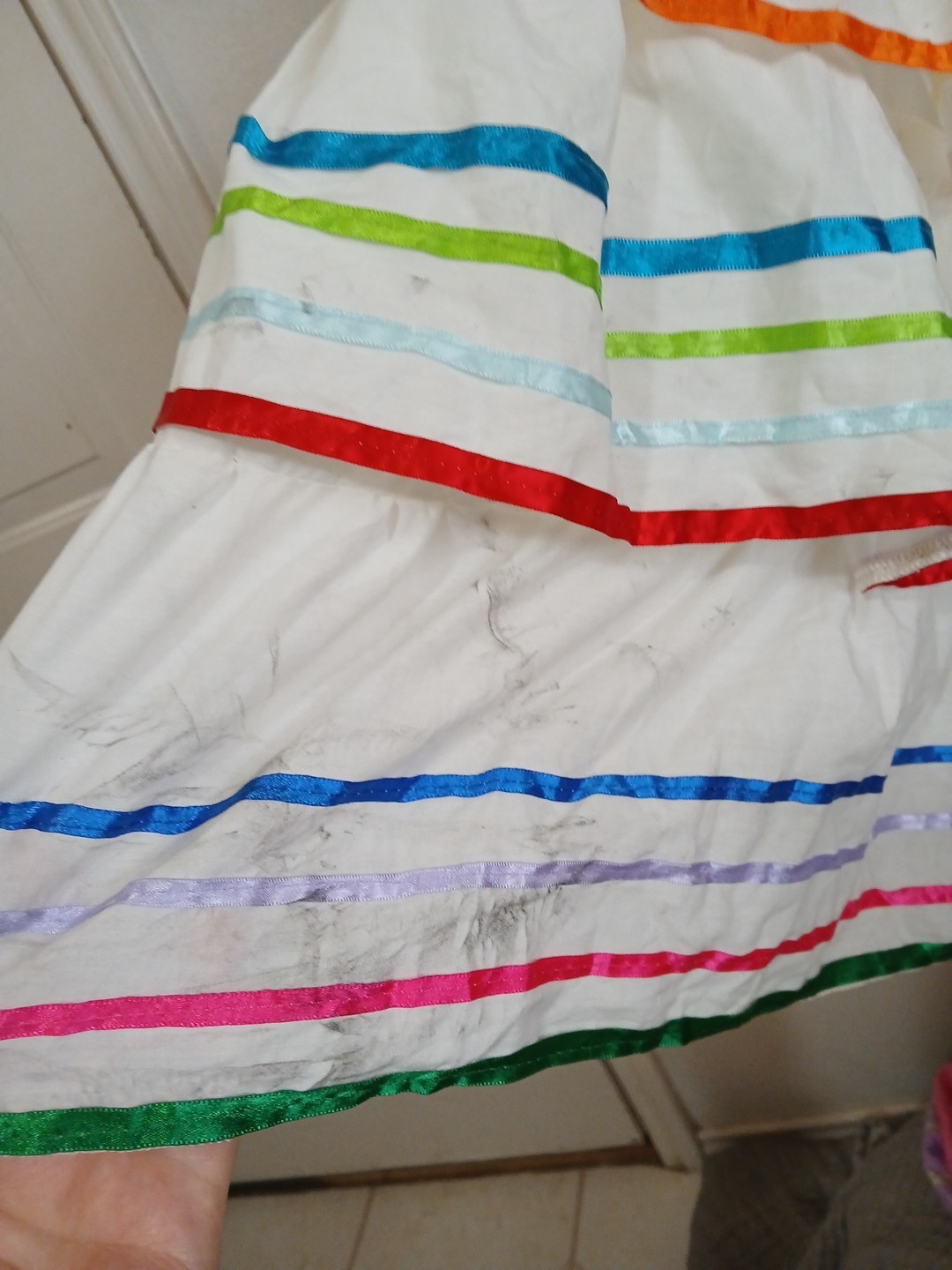 Mexican Unique Jalisco Dance Folklorico Horses Pony Double Circle Skirt Artisan