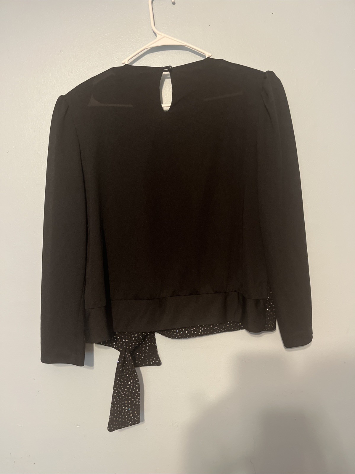 80s-90s Another Thyme Shimmery Evening Top Sz L Made In The USA