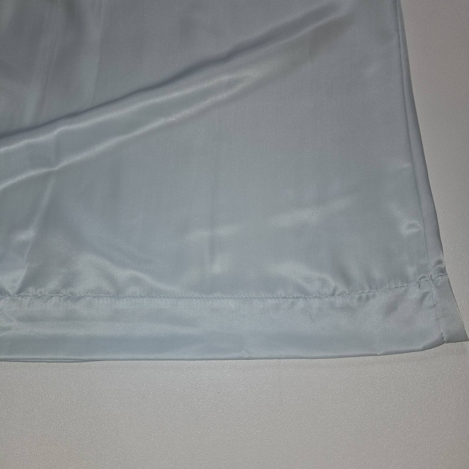 Vintage Barbizon Laurel Nightgown Small Blue Lace Trim Floral Satin De Lys Nylon
