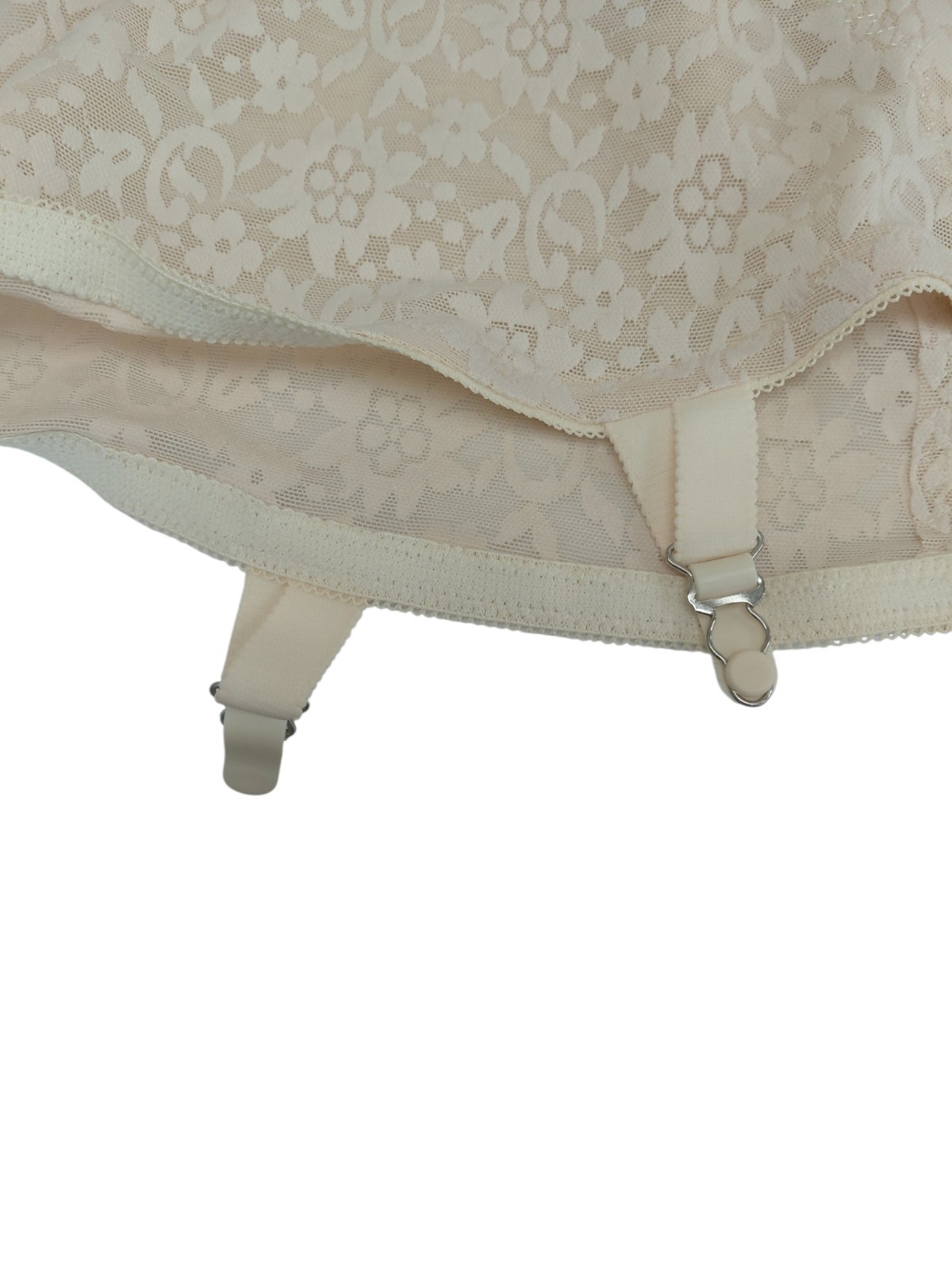 Vintage Crown-nette Open Bottom Girdle With Garter Size 8X/46