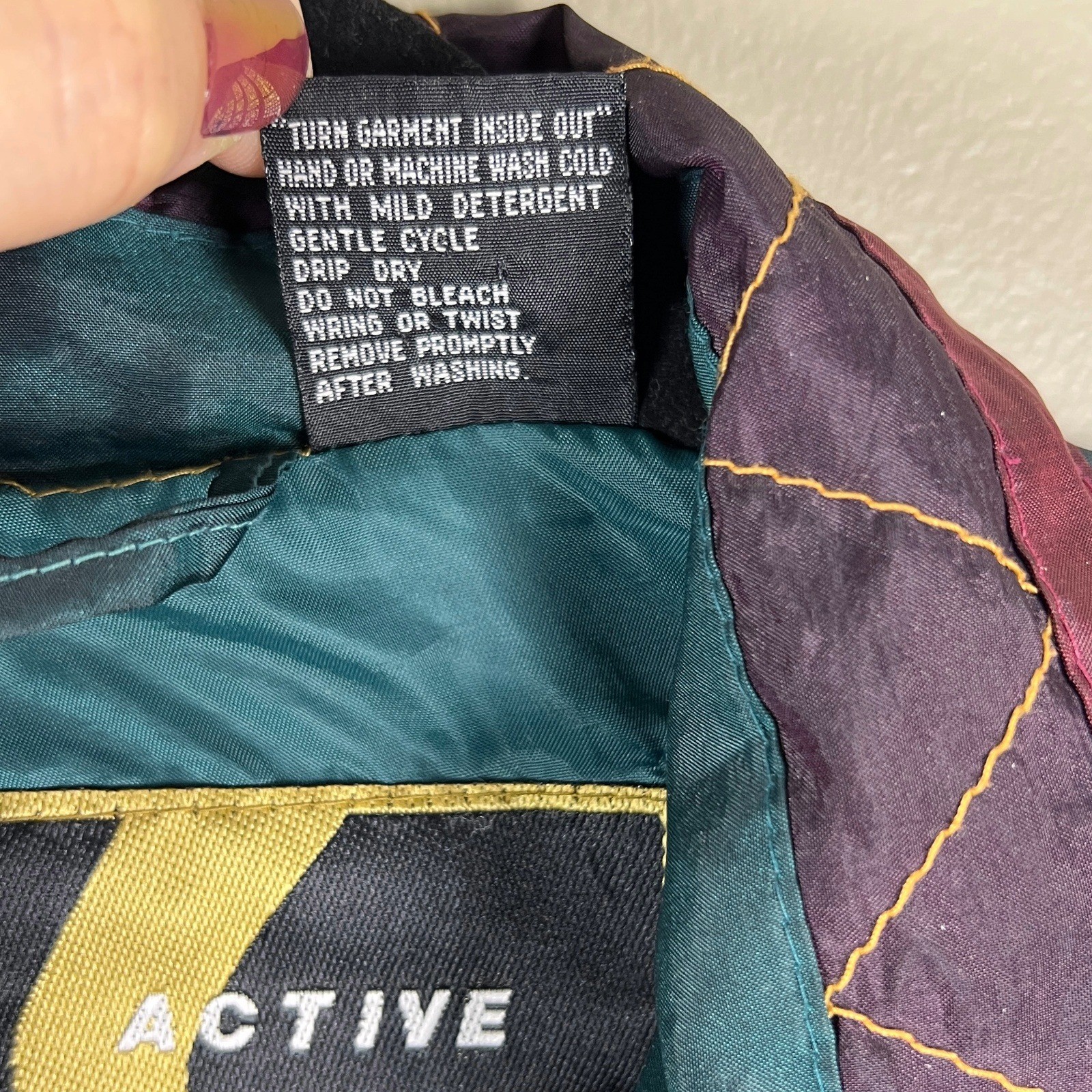 90s K Active Southwestern Nylon Jacket Unisex S Western