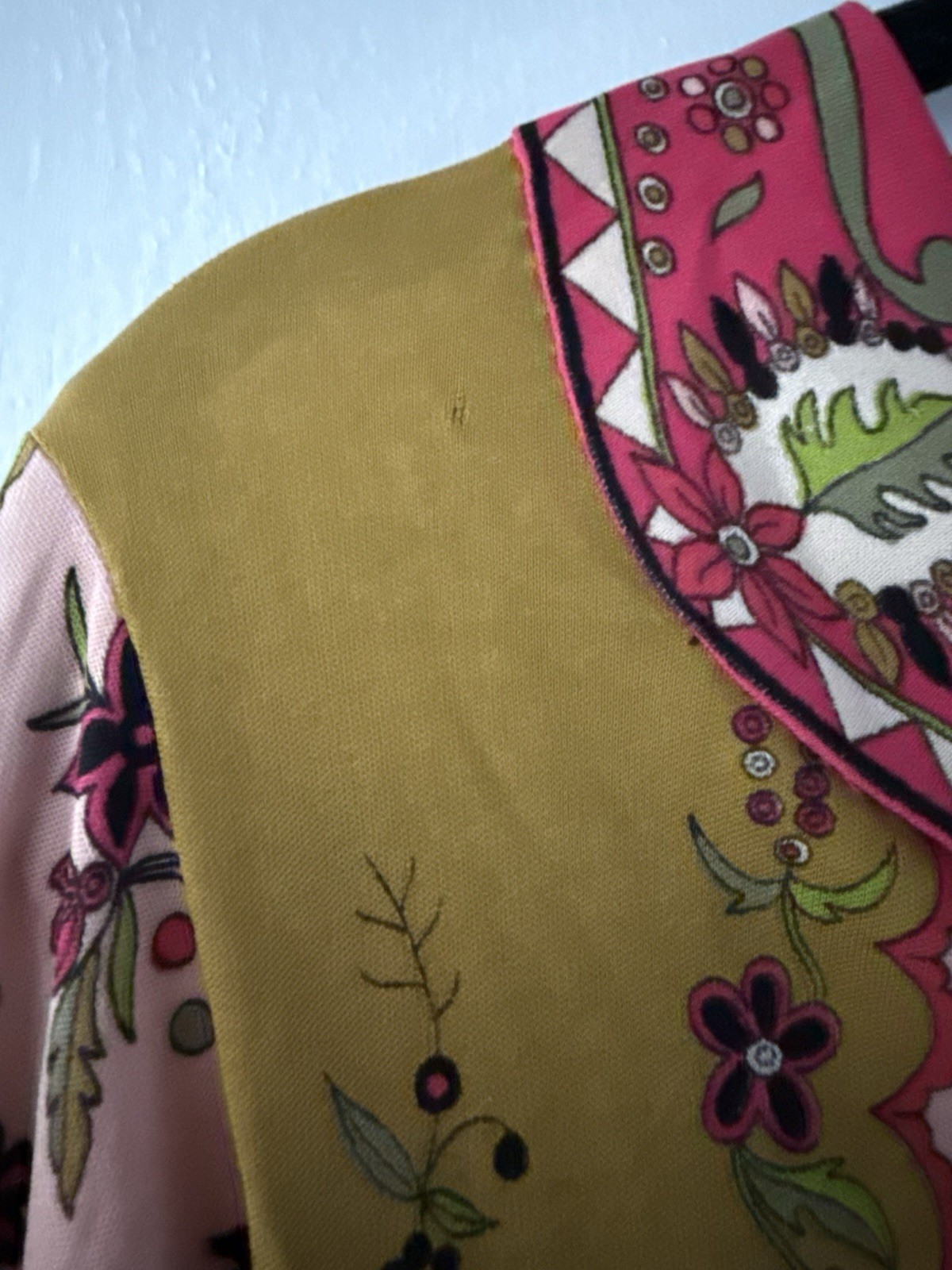 Vintage RARE 1960S EMILIO PUCCI Shirt And Skirt Set Size 6 (fits Size Small)