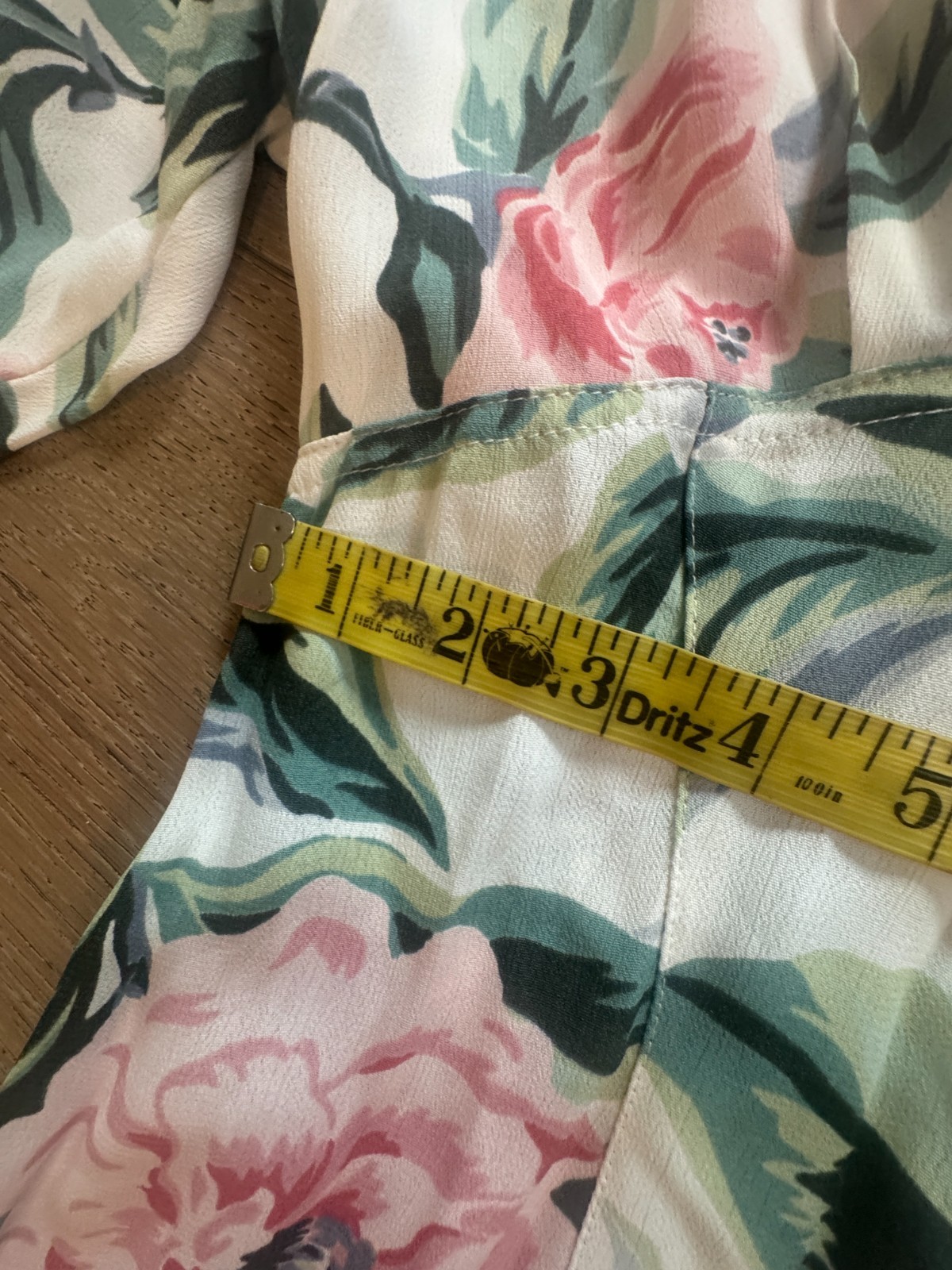 Vintage Karen Alexander Floral Dress Lace Collar Cottagecore Prairie USA M/L