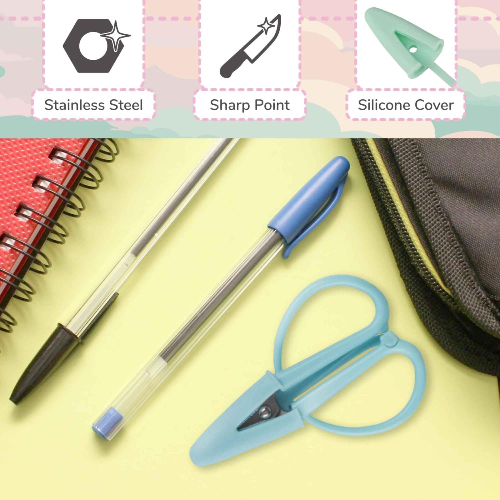 JubileeYarn Tiny Traveler Units – Portable TSA Compliant Mini Airplane Snips – A