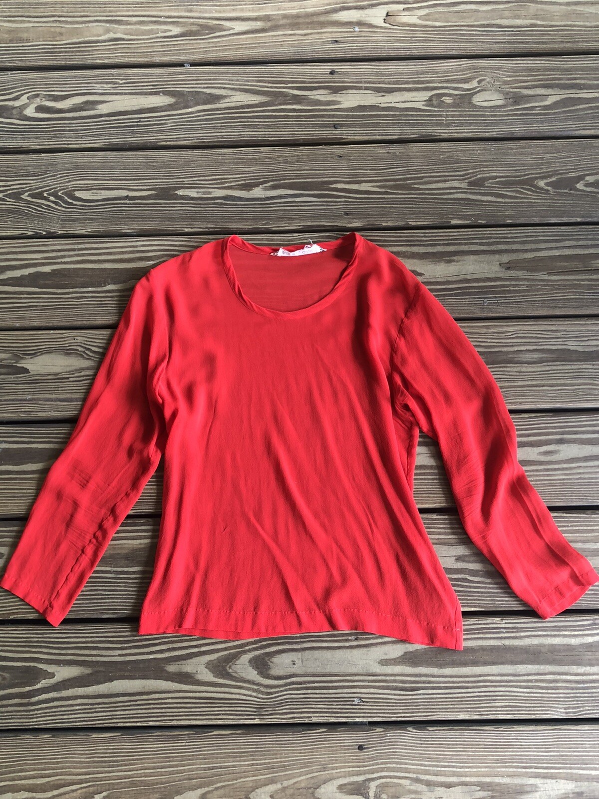 Comme des Garcons Red Blouse