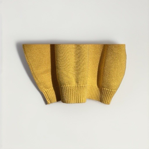 Vintage 80’s Essential Elements Yellow Cotton Crew Neck Sweater Size M Preppy