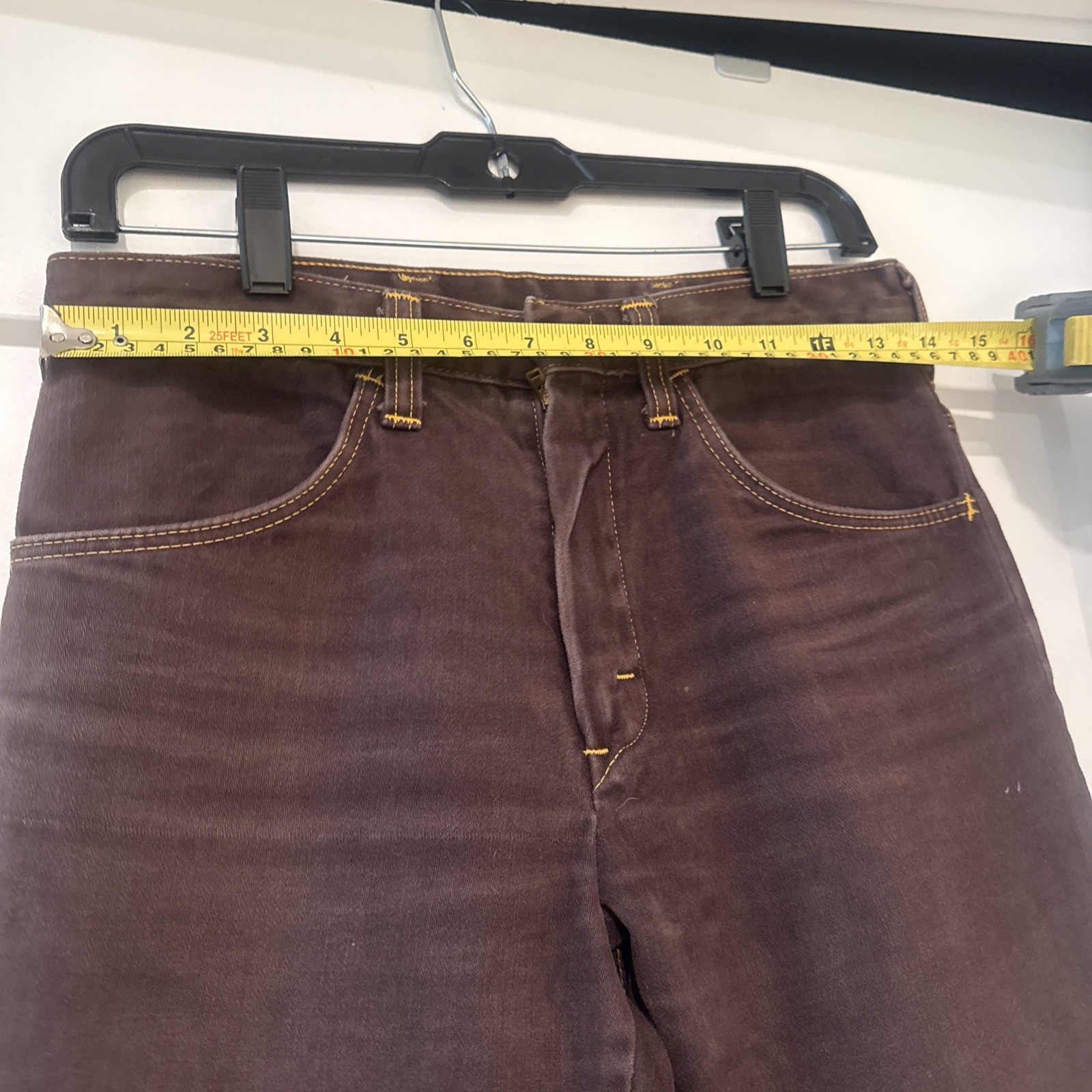Vintage Brown Flare Leg Pants/Jeans See Description
