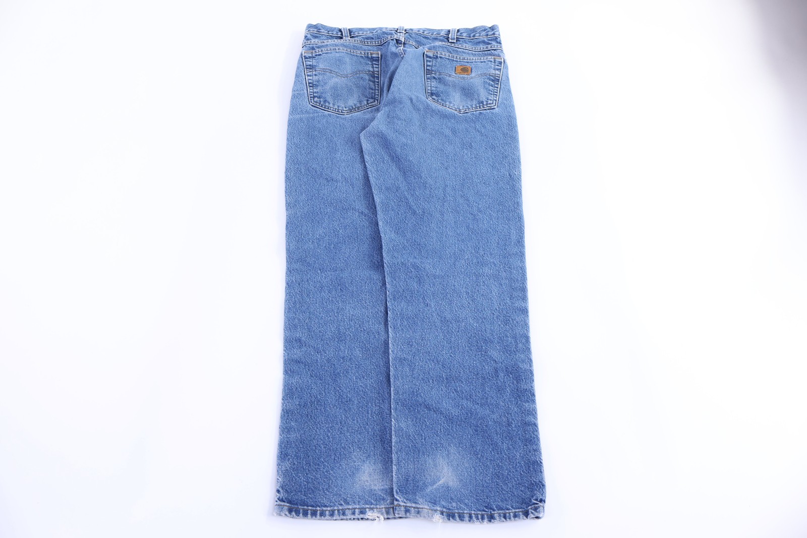 Carhartt Logo Patch Medium Wash Denim Jeans