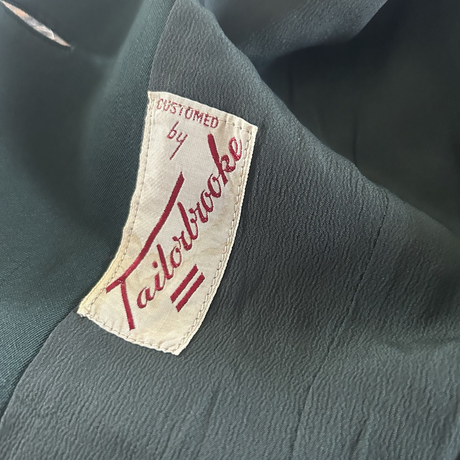 Vintage 1940s Jacket | Blazer | Dark Green | S | Suit Coat | 40s | Flaws