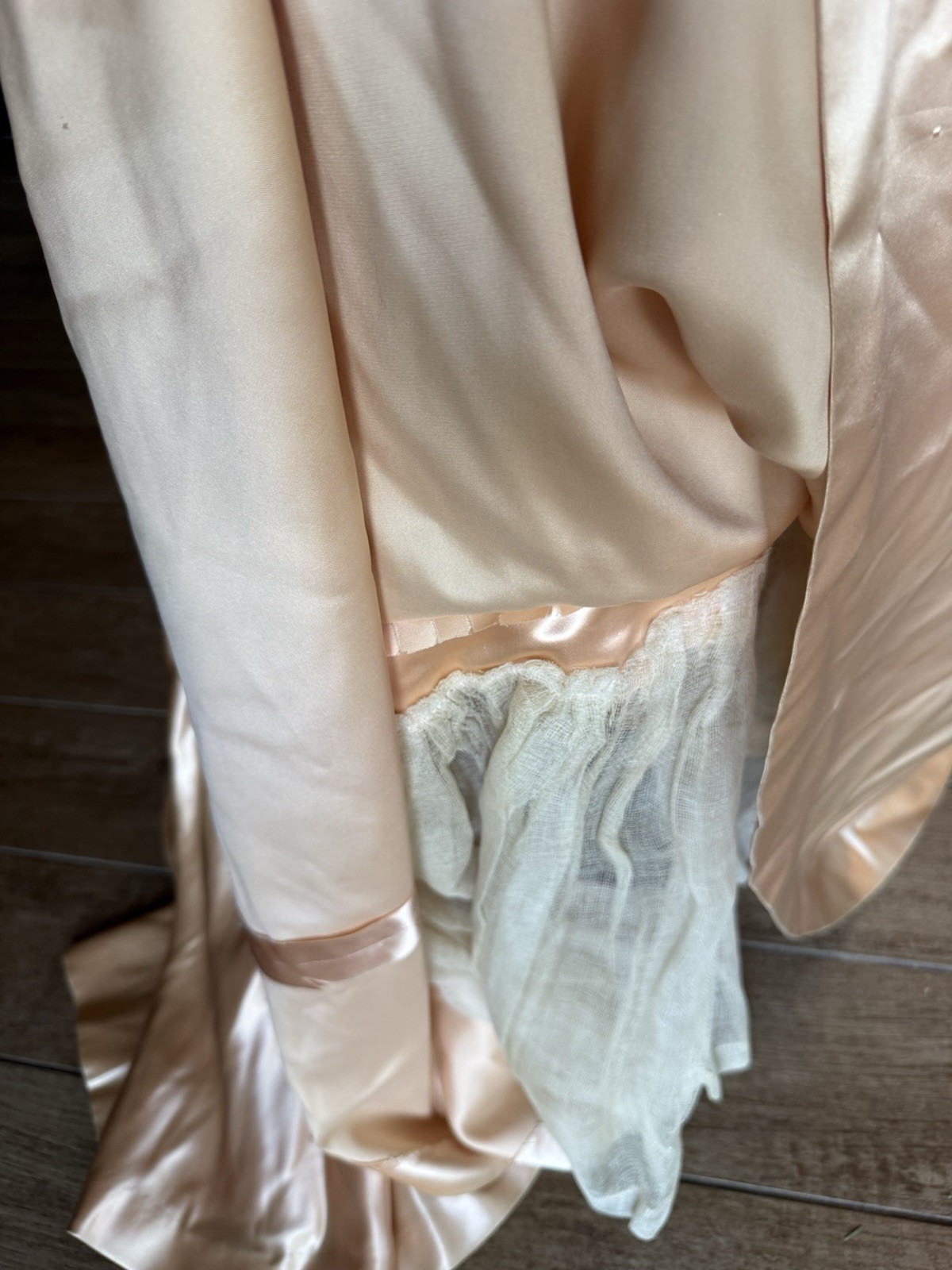 Original Late 1930s Early 1940s Paramount Studios Satin Glamour Gown Dress 30s