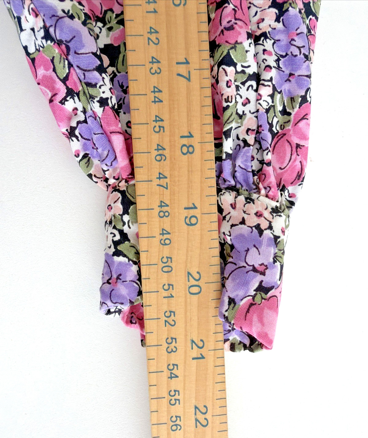 J. Jill LTD Floral Dress Women’s M Blue Pink Long Sleeve Midi Cottagecore