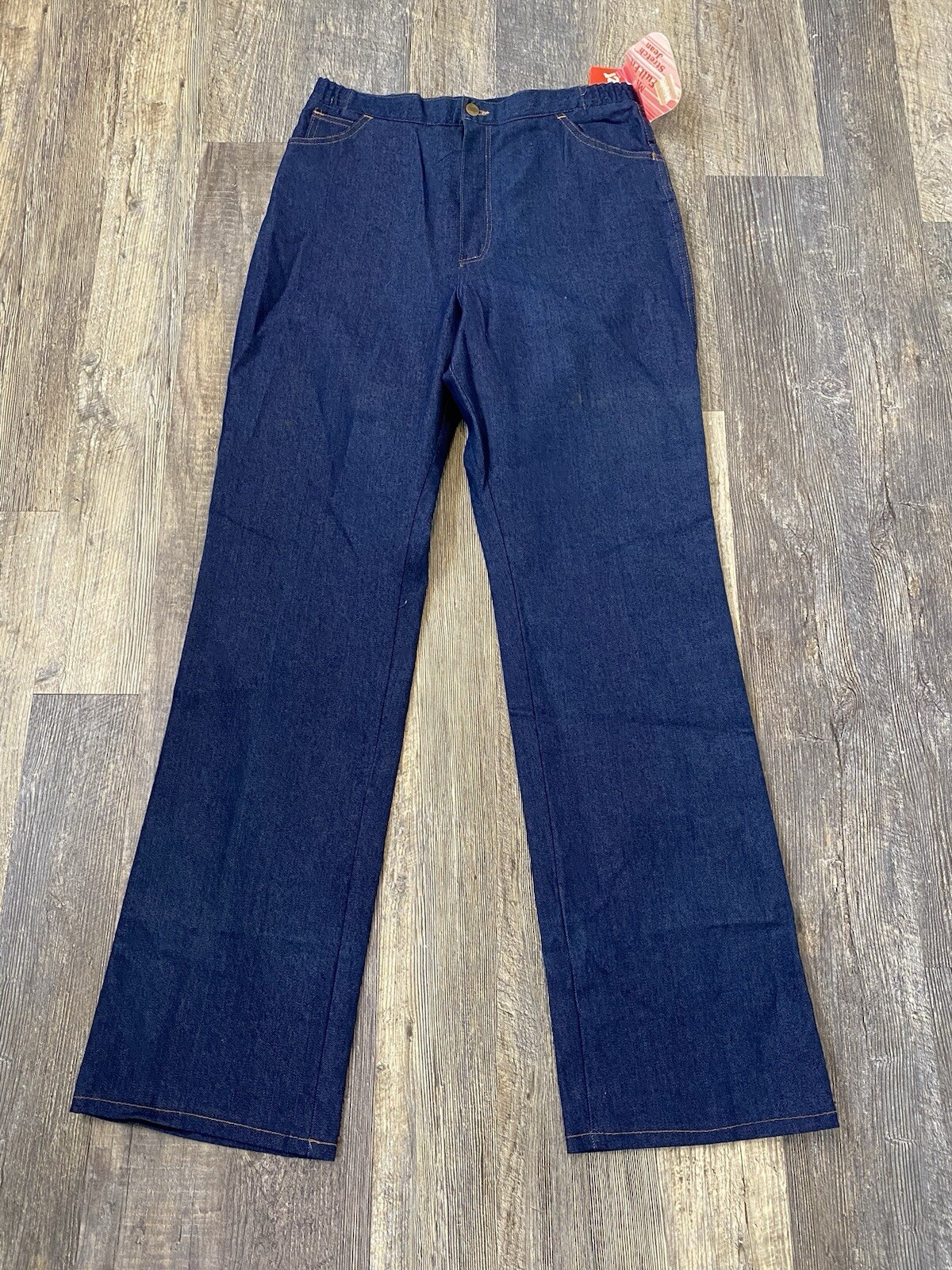 TRUE Vintage WRANGLER NWT Stretch Denim Jeans 80s Talon Streetwear Full Fit 16
