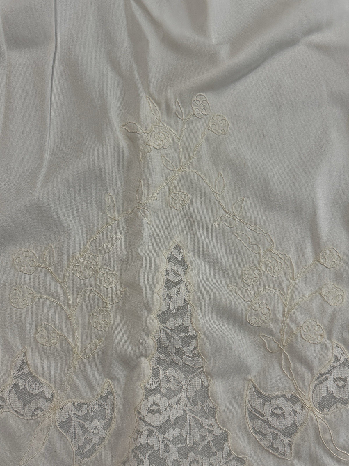 Vintage Pinehurst Half Slip Nylon With Lace Made In USA Size Small Lingerie