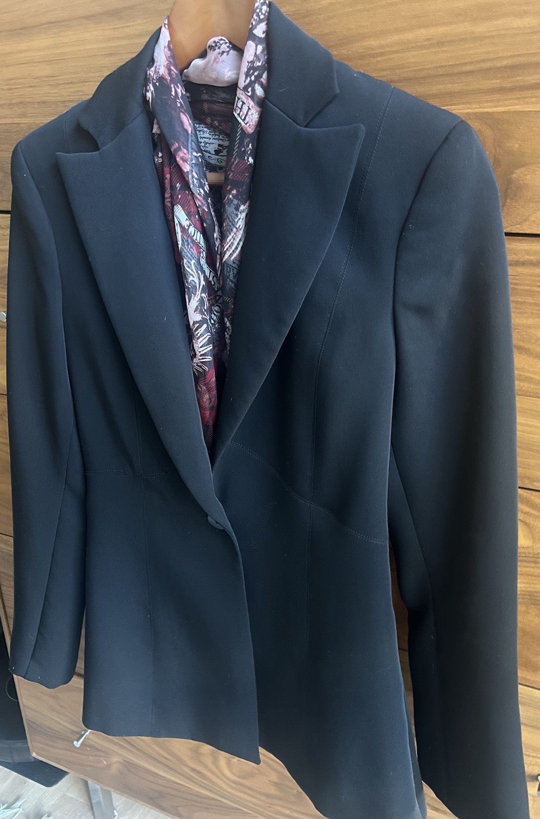 90’s Vintage Blazer Laundry By Shelli Segal Black Jacket sz 4 Made In USA 1995