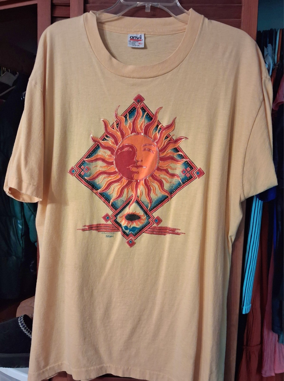 Vintage Anvil Women&rsquo;s XL Sunflower Tshirt
