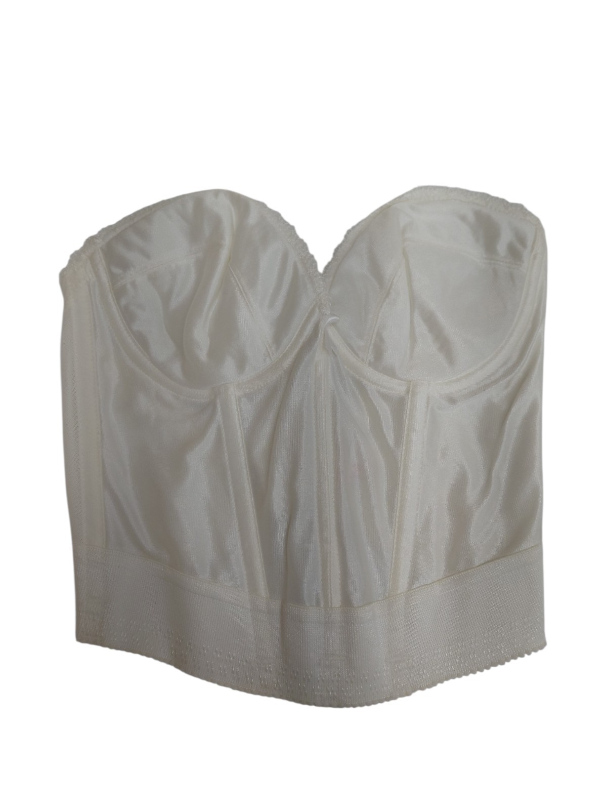 Vintage Backless By Smoothie White Corset Size 34C