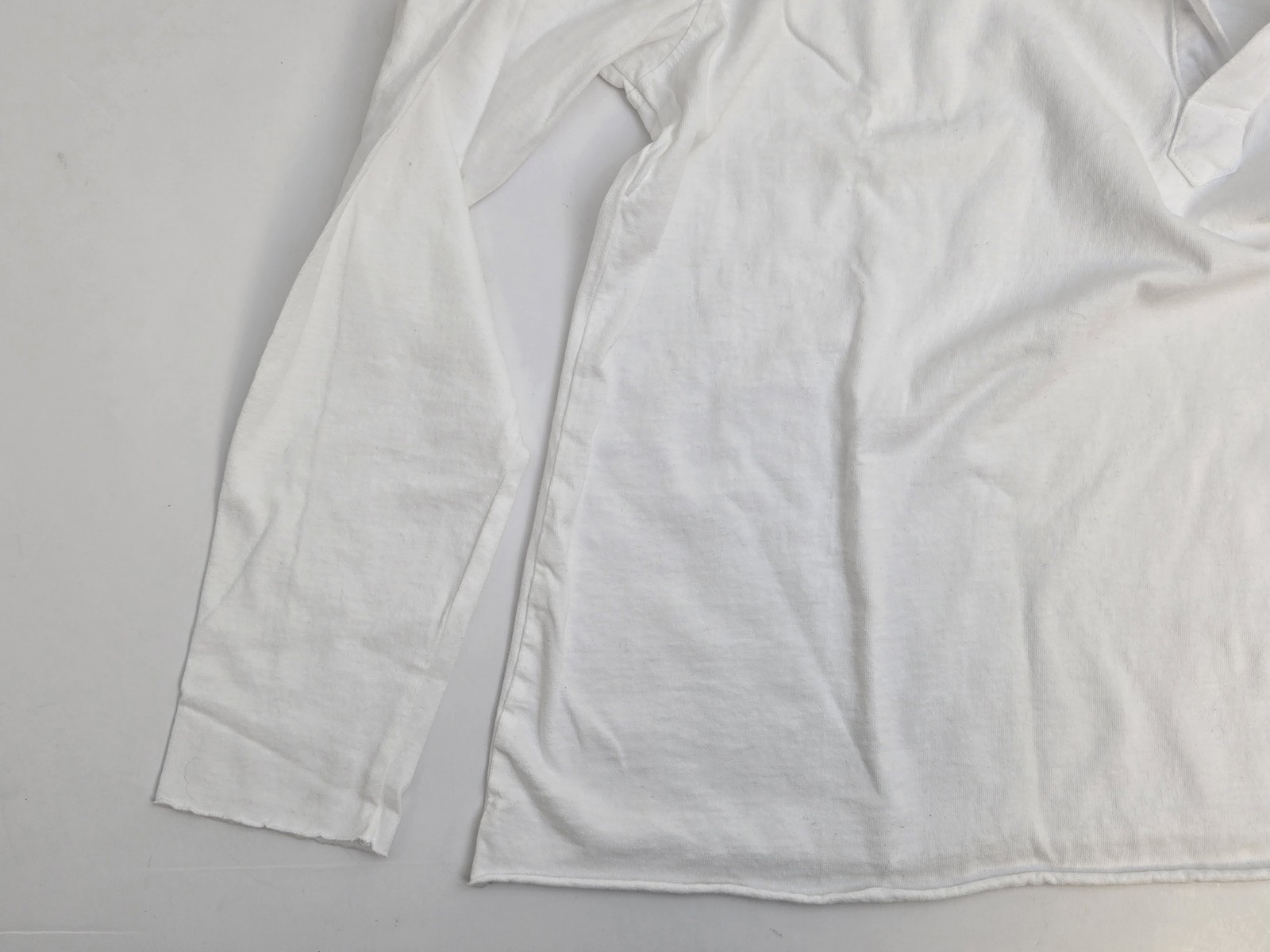 Frank & Eileen Patrick Popover Henley – Heritage Jersey – White LAB510HJ SIZE M