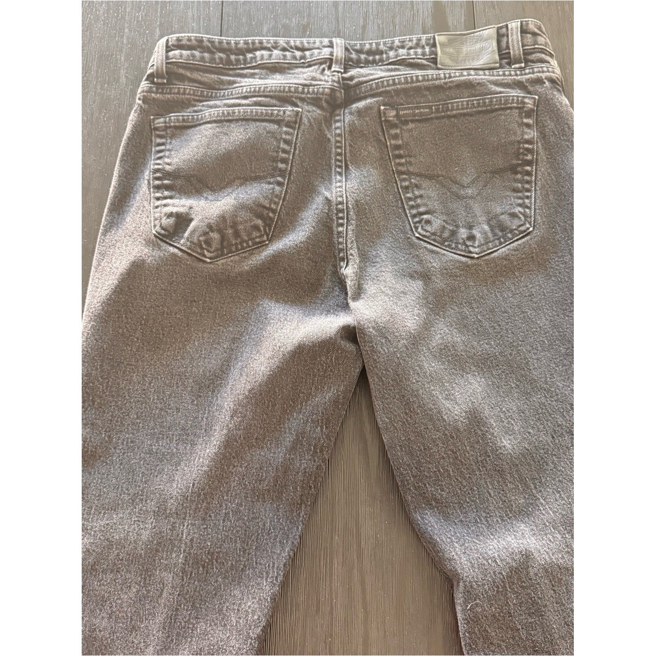 Vintage Harley Davidson Bootcut Black Biker Moto Jeans 18 Regular Y2K Plus Size