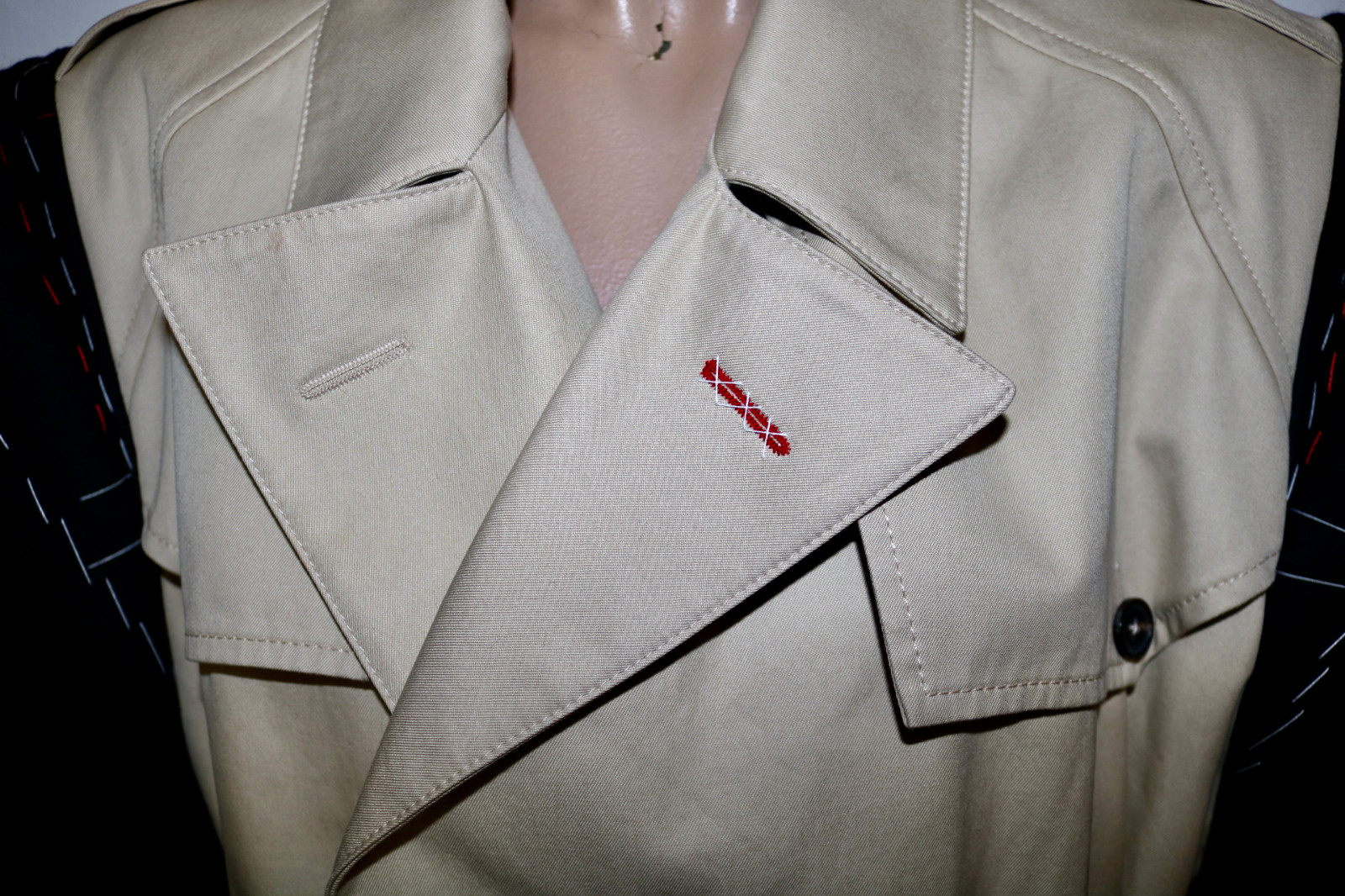 Maison Margiela line 4 work in progress belted trench coat 46