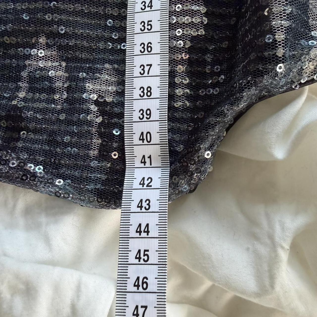 Vintage Y2K Sequinned Camouflage Ruffle Hem Drop Waist Dress