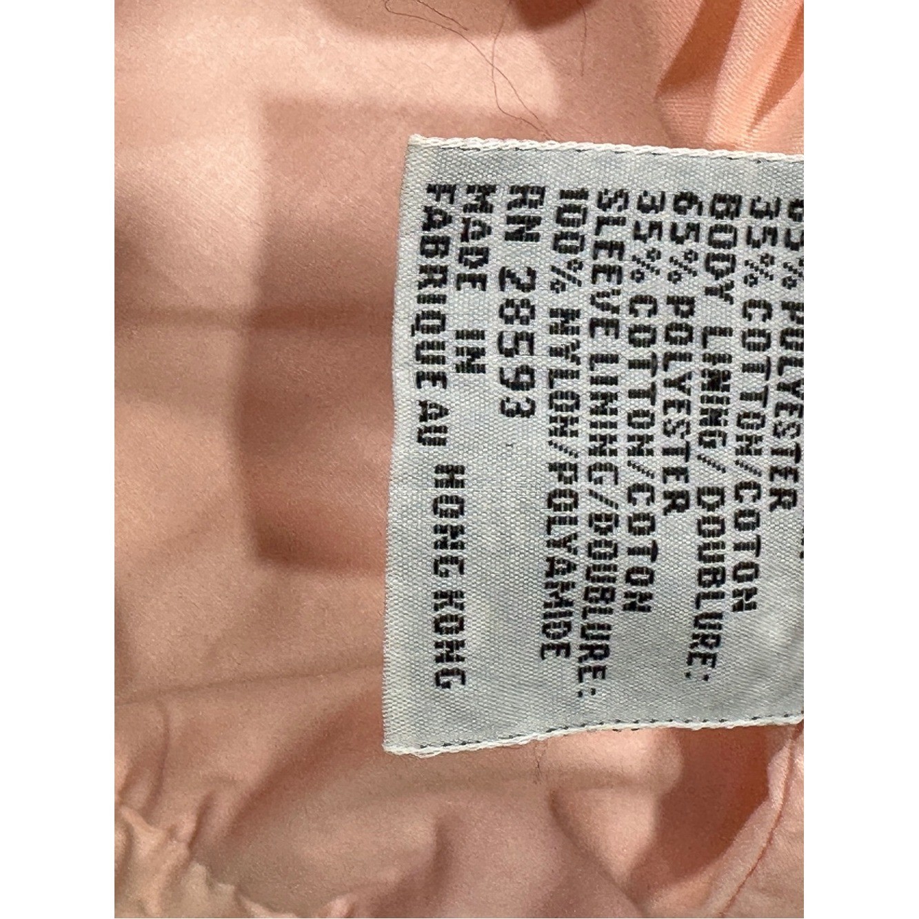 Members Only Vintage Jacket size 3/4 Pale Pink 80s Racer Core Aesthetic