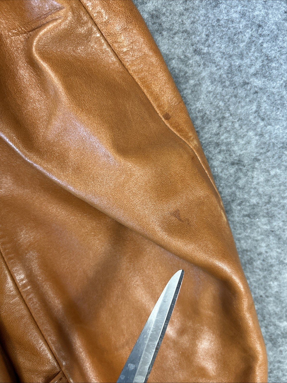 Cortefiel Leather Trench Coat 40 Belted Long Jacket Made in Spain Vintage “Read”