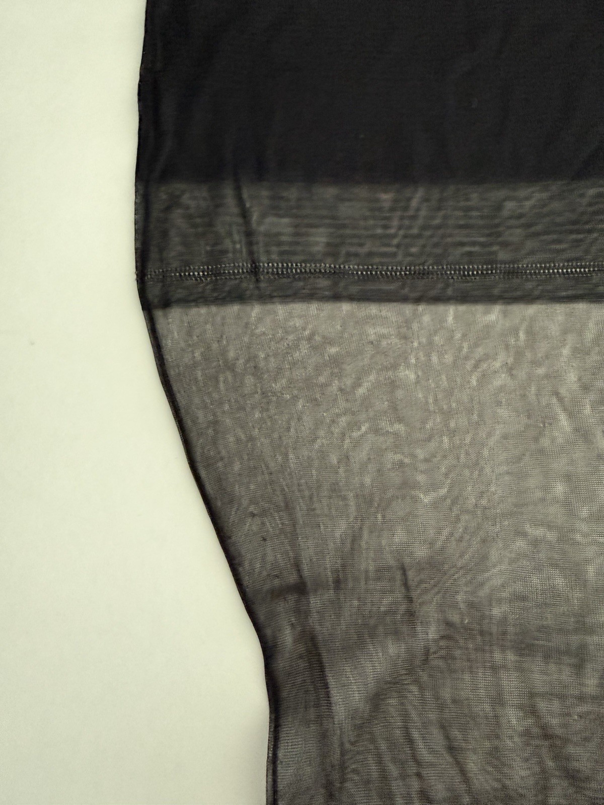 Vintage Outsized Seamed Flat Knit Stockings 32 Inches Long 81/2 Inch Wide Welt