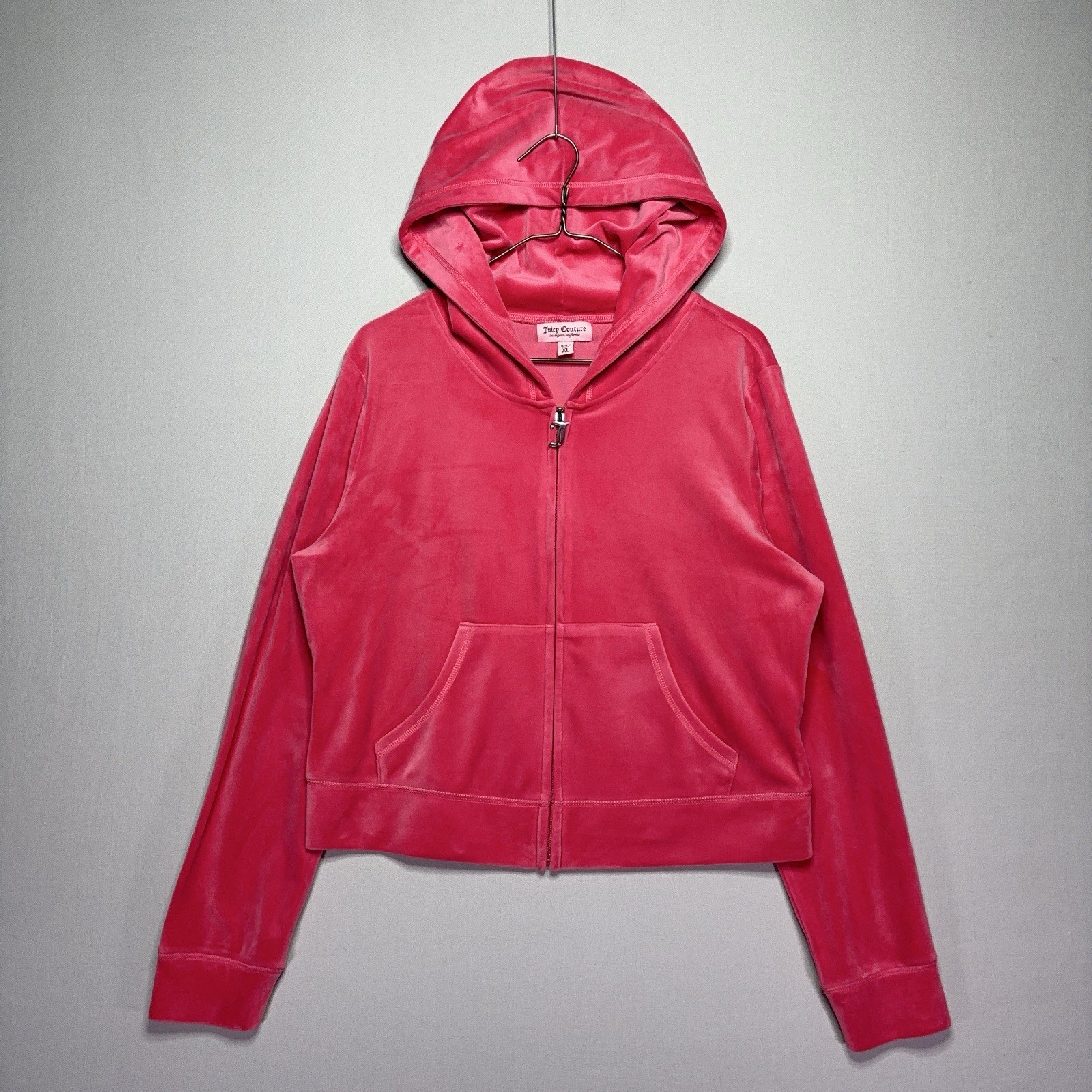 Juicy Couture Velour Jacket / Shorts Set – Hot Pink – Gemmed – Womens XL