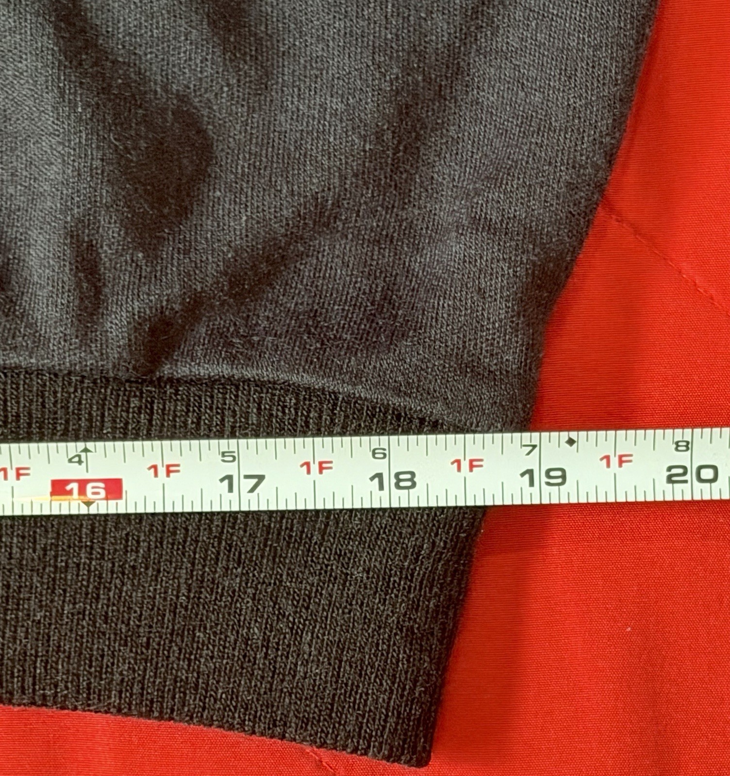 VTG 90s American Collection Color Block Sweatshirt Top Sz LG 3/4 Sleeve Preppy
