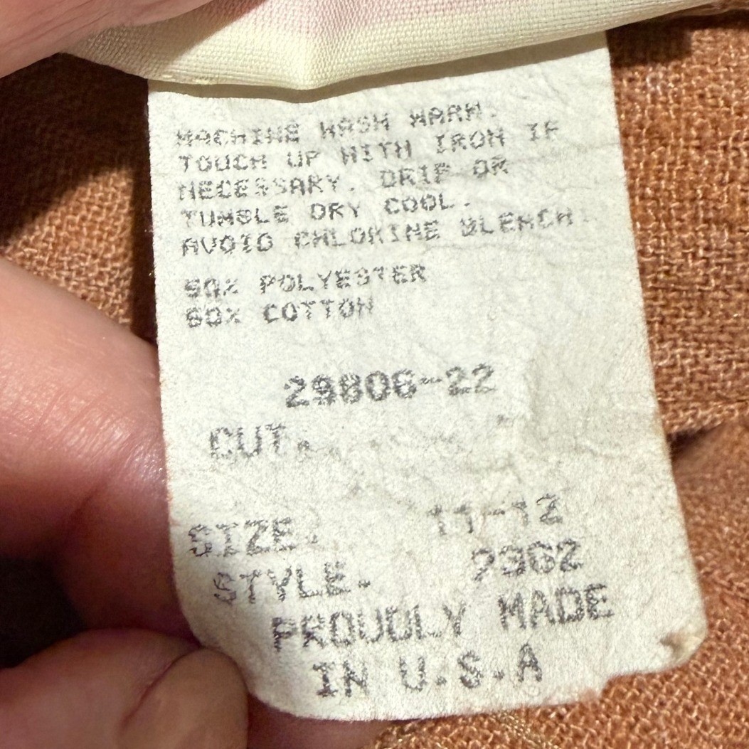 Fire Islander Brown Textured Pants Elastic Waist Made in USA Size 11/12 Vintage