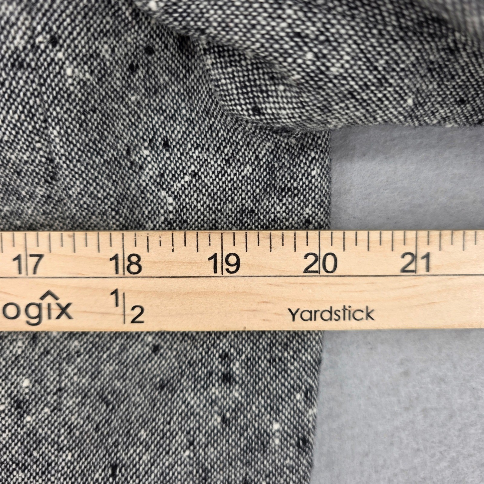 Pendleton Vintage Grey Donegal Tweed Wool Pant Suit Blazer Trousers Size 14 USA