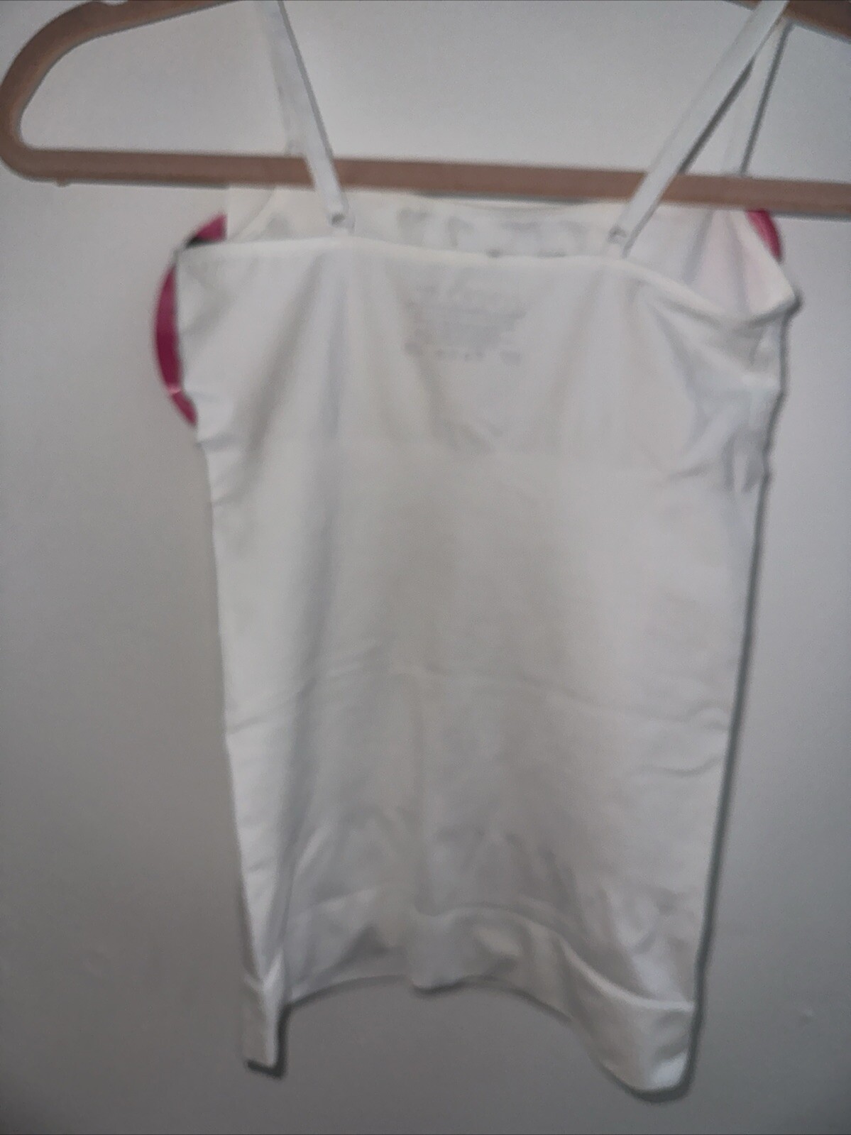 MAIDENFORM 12598 Sz: M-White 🤍Control It Lace Bodice Everyday Control Camisole
