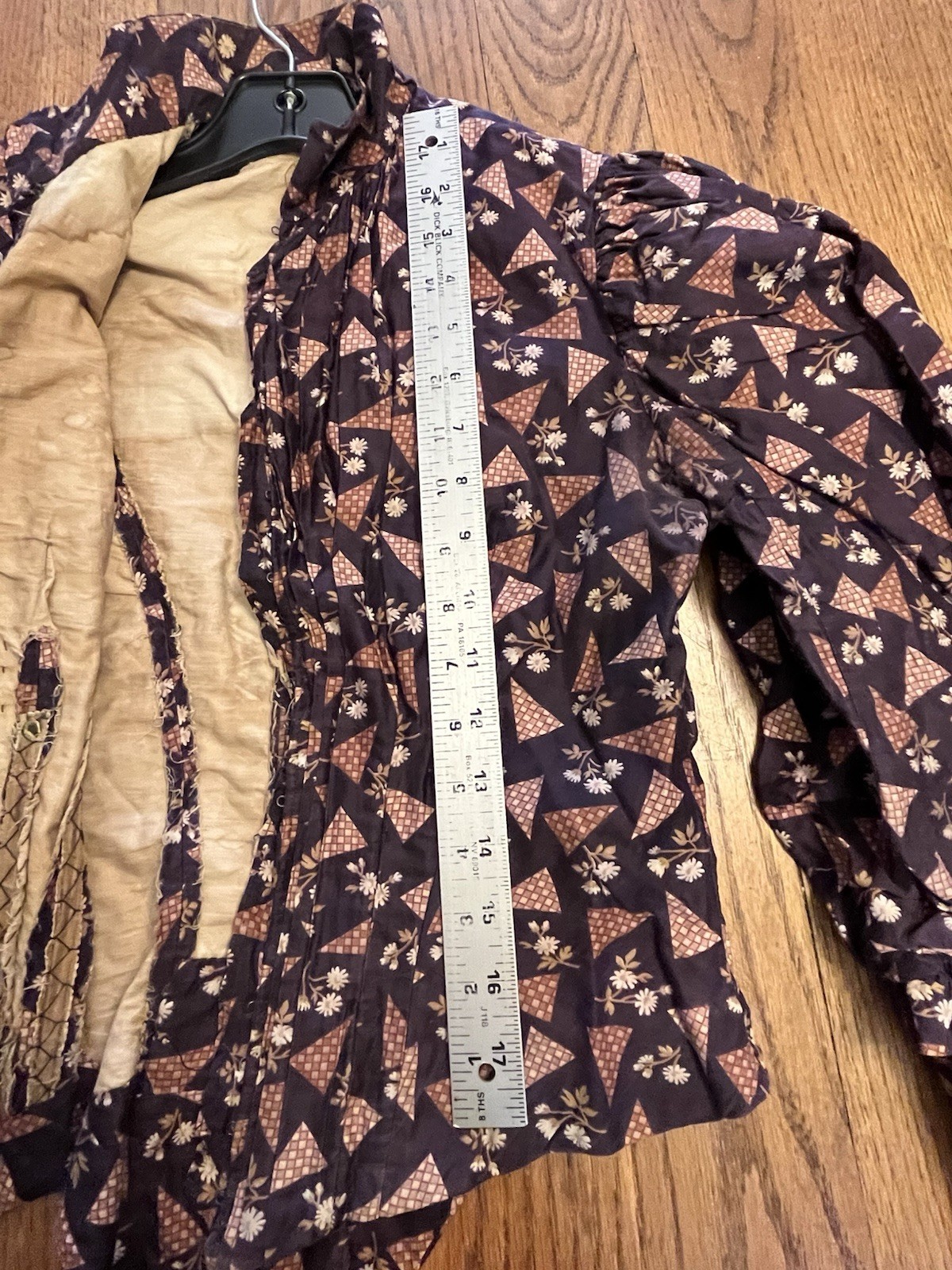 2489🌟Antique RARE 1800s French Harem Pants Boned Top Silk Sash Purple Taupe Dis