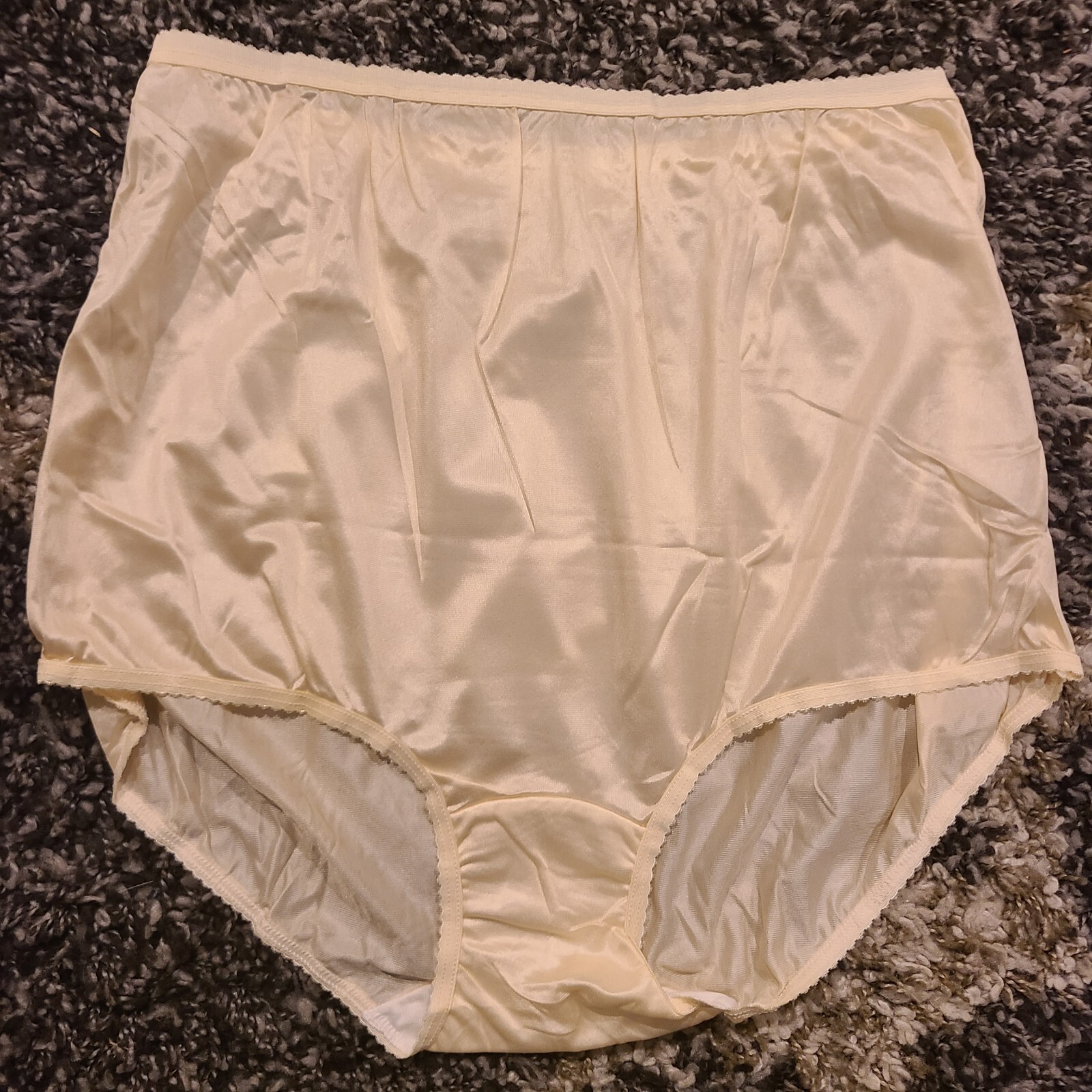 Vintage J C Penney Underscore 100% Antron lll Nylon Brief Panties Sz 6-10