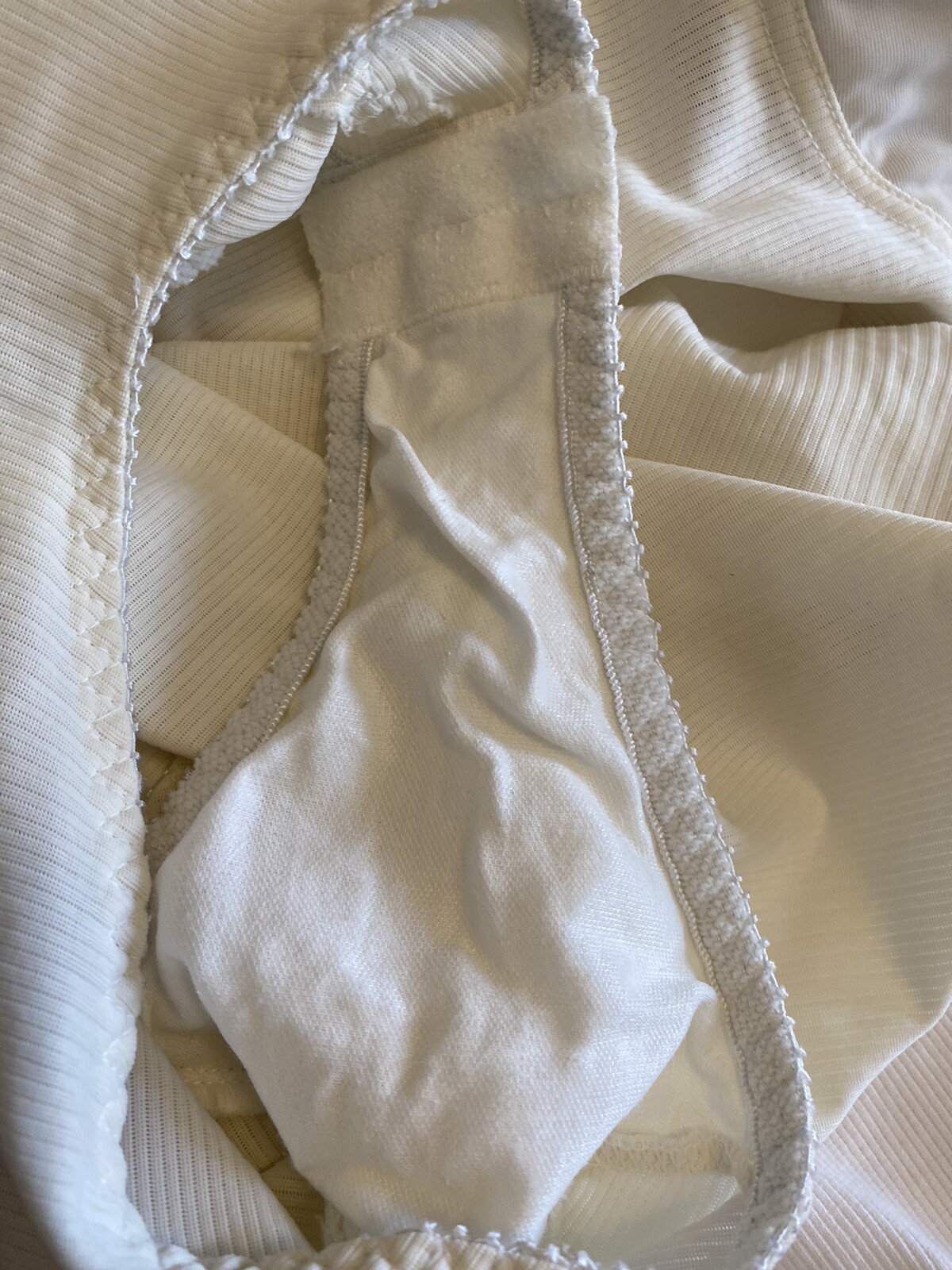 Vintage Montgomery Ward White Nylon One Piece Shaper Style 40C