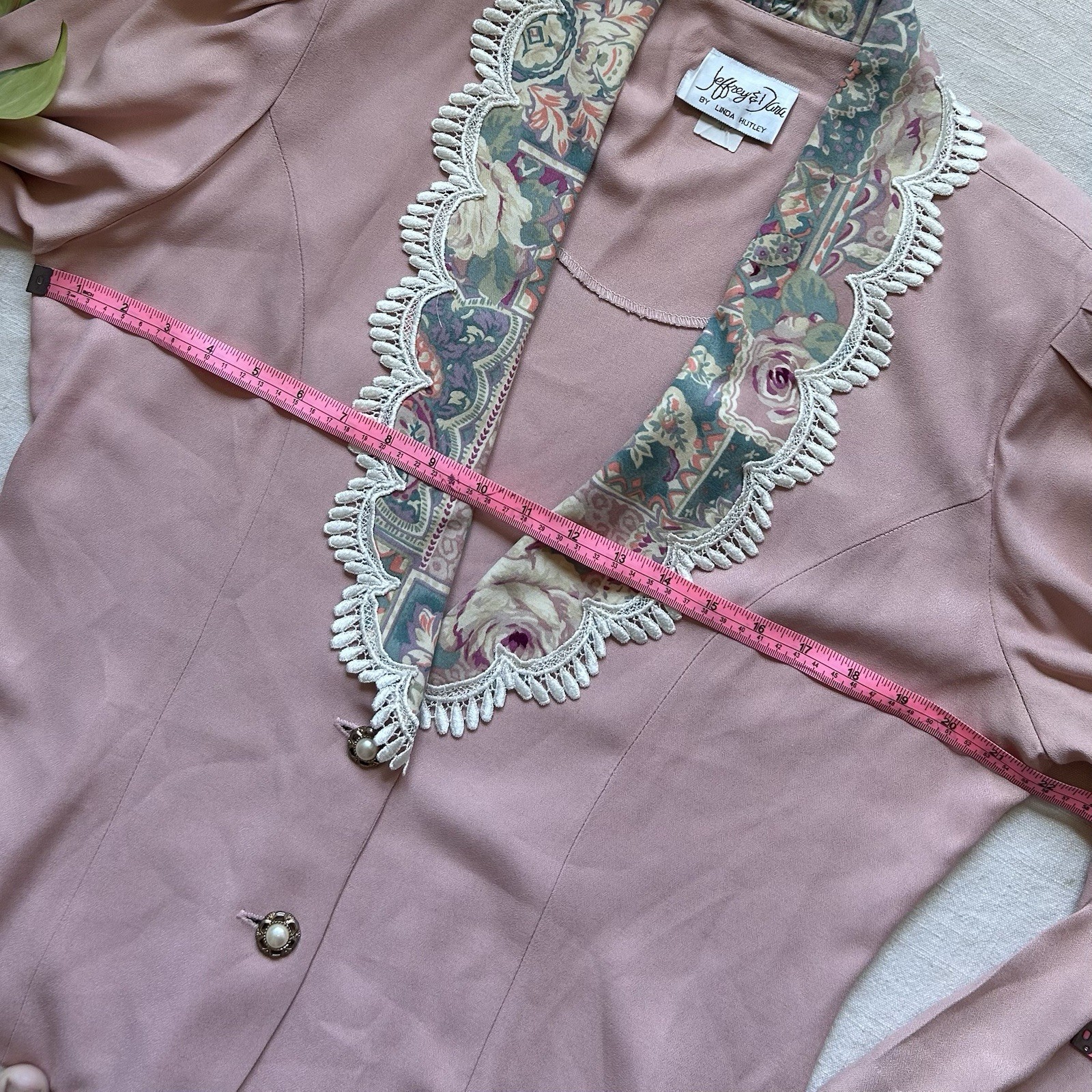 Vintage Jeffrey & Dara by Linda Hutley Women&rsquo;s M Pink Blazer