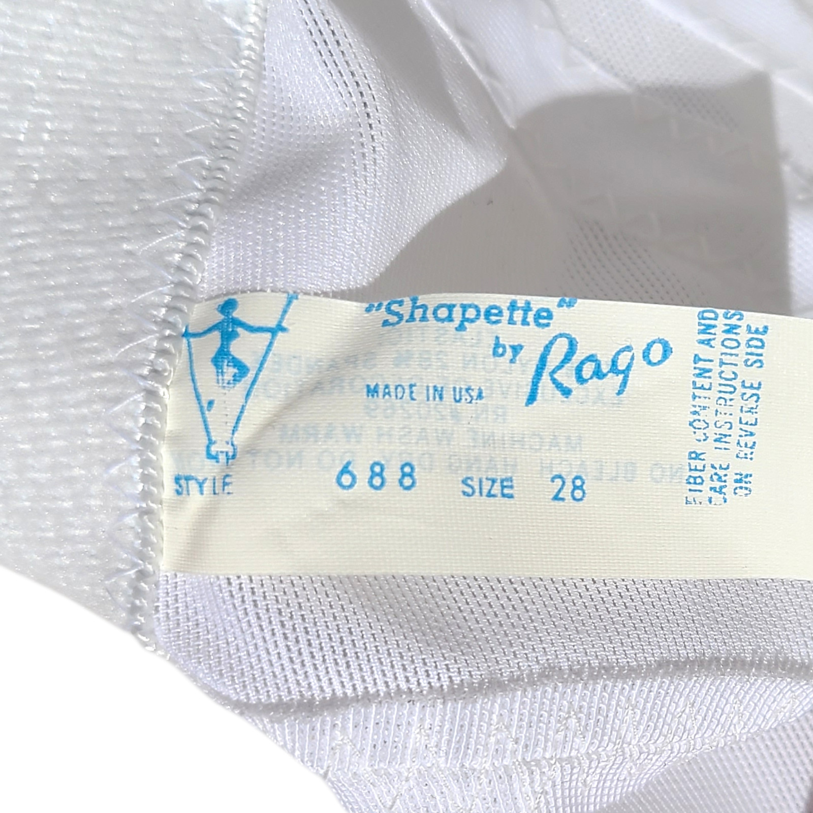 NOS Vintage RAGO Girdle with Garters Size 28 Pinup NEW w/ Tags