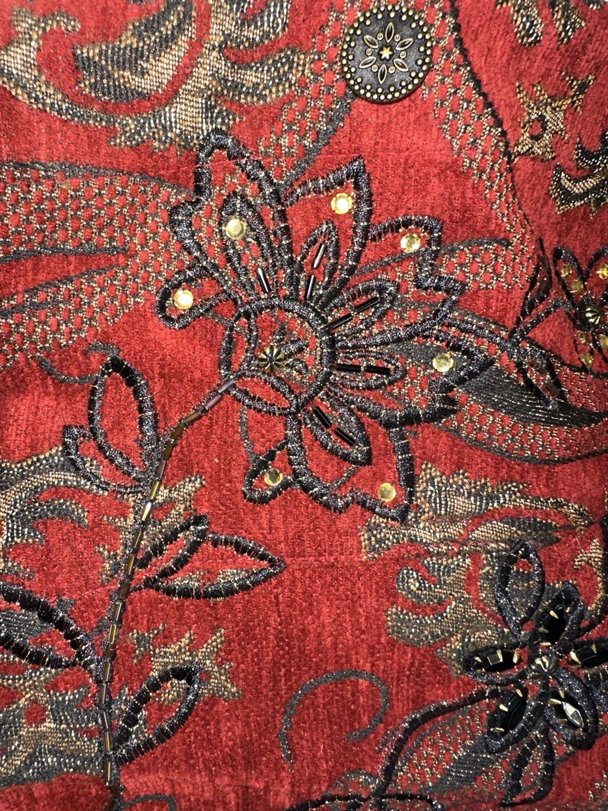Graff California Wear Vintage Red Floral Women’s