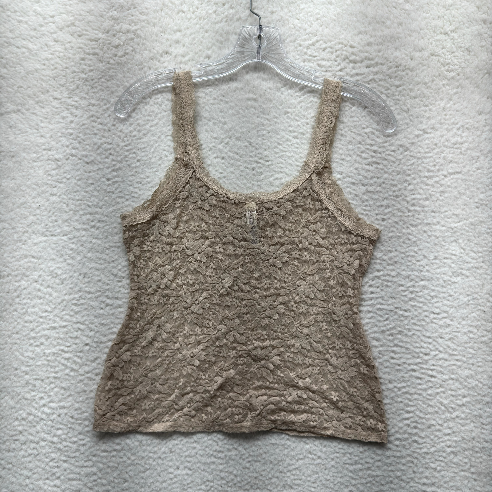 Y2K Vintage Gilligan & O&rsquo;Malley Camisole Tank Top Medium Lace Boho Fairy Grunge