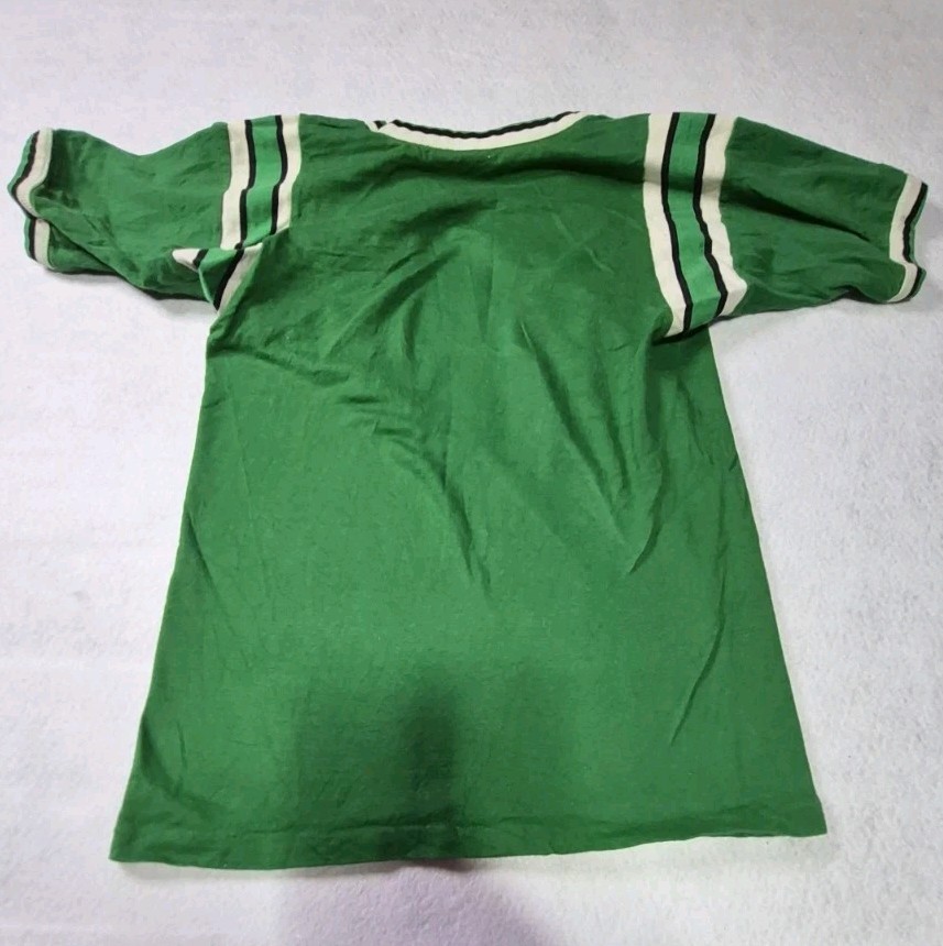 Vtg 80&rsquo;s Eastern Michigan University Jersey Style T Shirt Brand Wolf & Sons Sz S