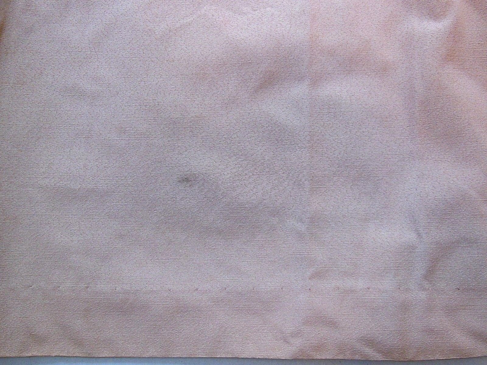 Vintage 1950&rsquo;s PEACHY PINK FAILLE DRESS Metal Rhinestones Embellishment – Size S