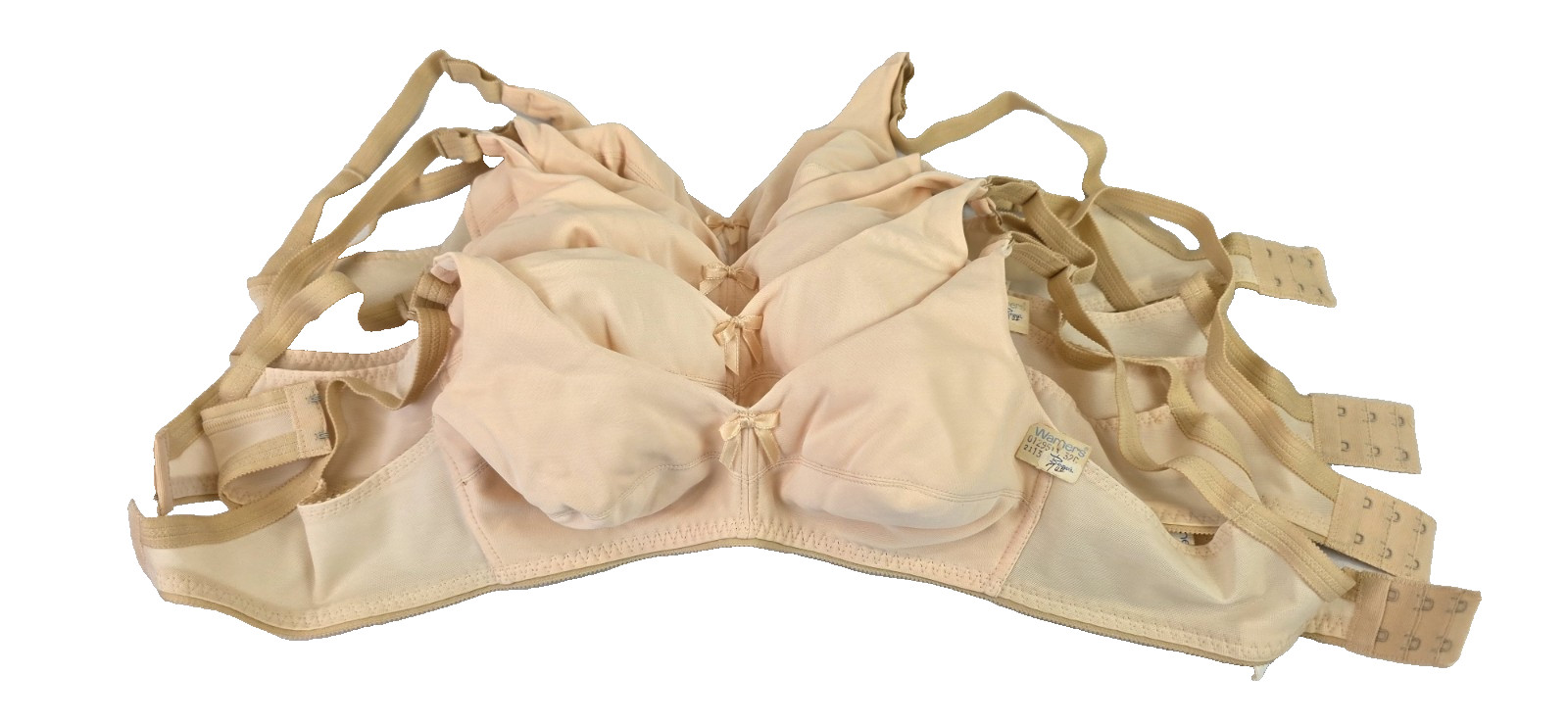 Vintage Warner&rsquo;s Bras Style 1295 Size 32 33 C Lot of 5 Retro Nylon Lingerie