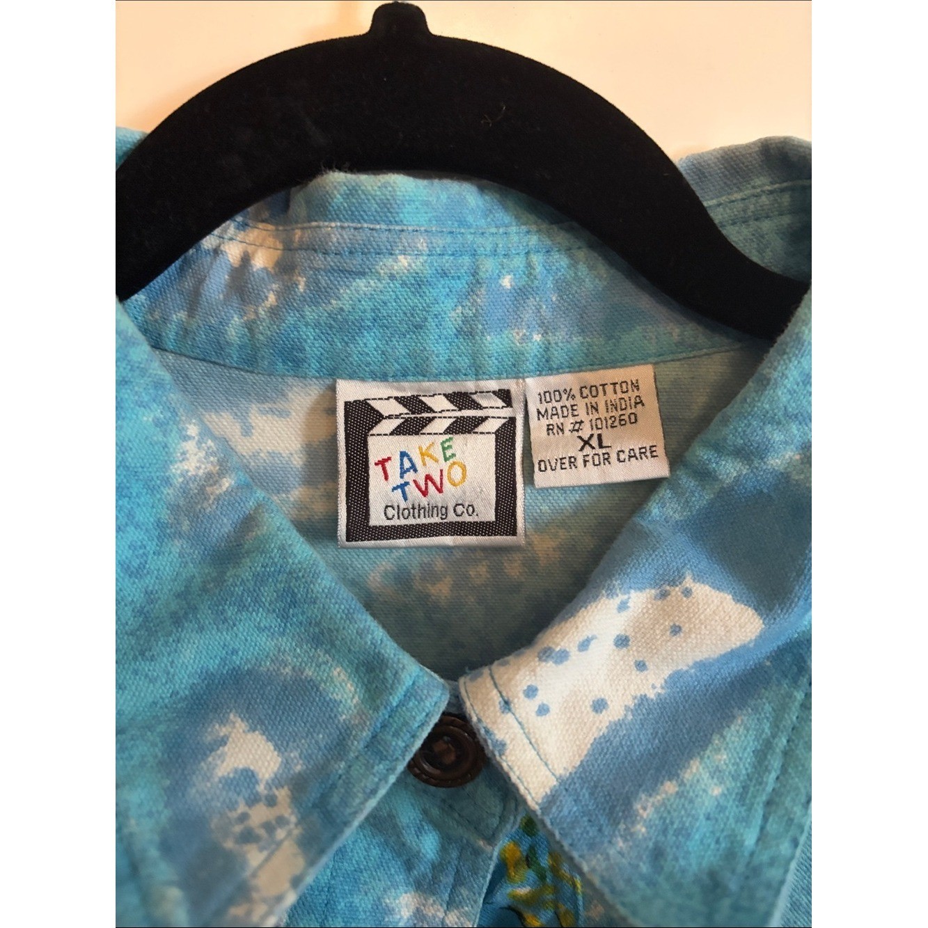 Take Two Clothing Co. Jacket Womens extra large XL Cityscape Art Vintage