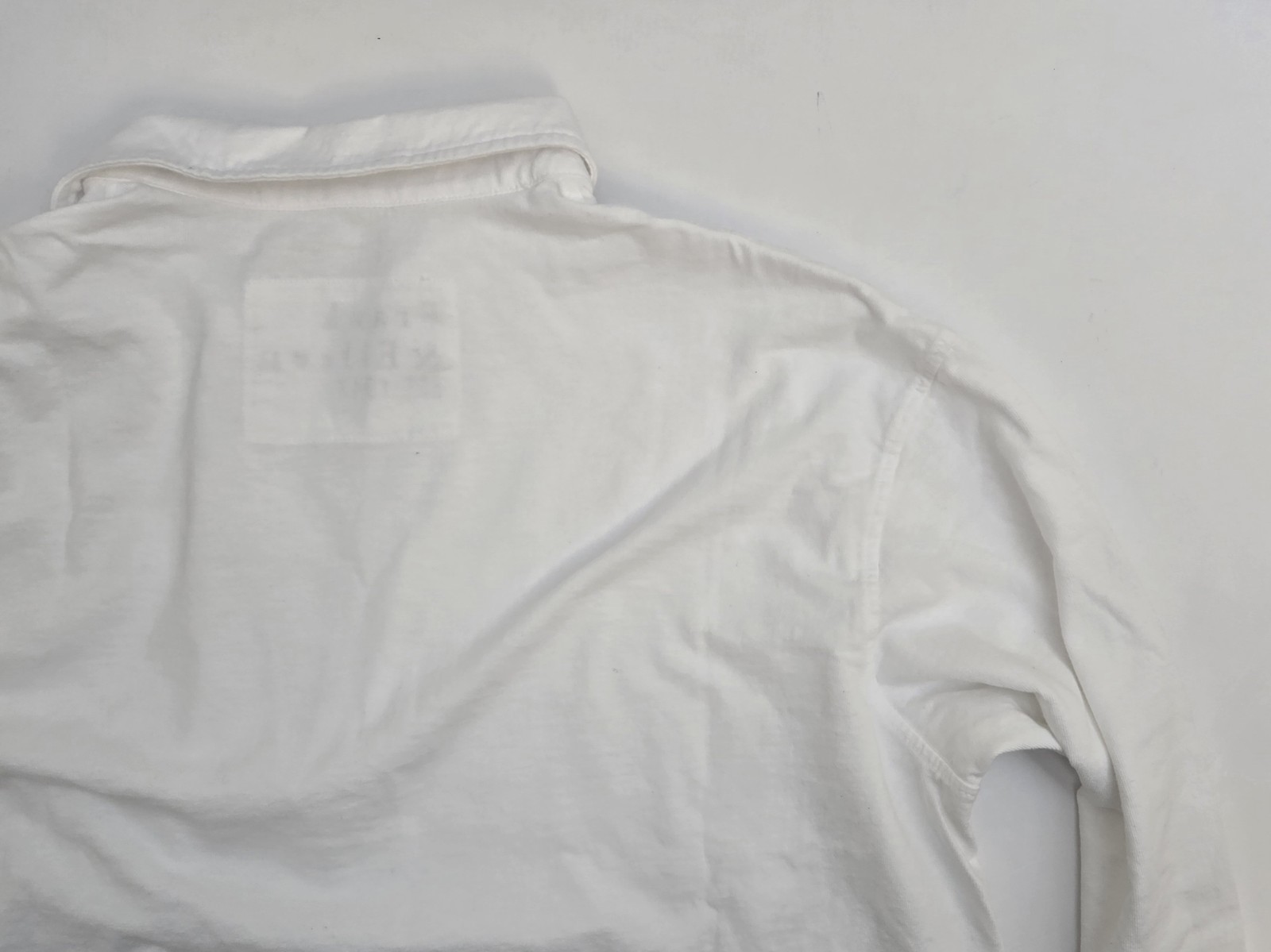 Frank & Eileen Patrick Popover Henley – Heritage Jersey – White LAB510HJ SIZE M