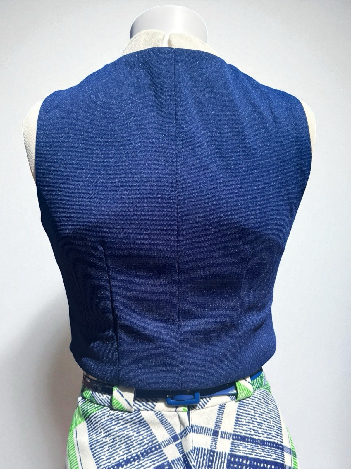Vintage 1960s Alfred Werber Mod Blouse, Vest, Pants, & Belt Set Suit Costume XS