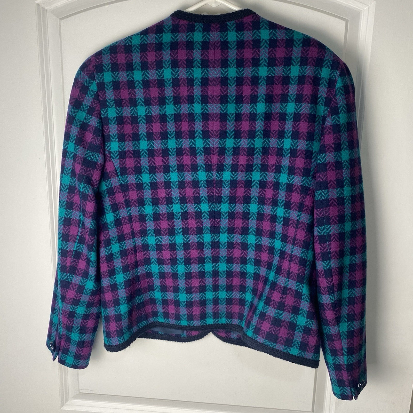 Pendleton Women’s Vintage 80’s Button Up Cardigan 100% Virgin Wool Size 12 USA