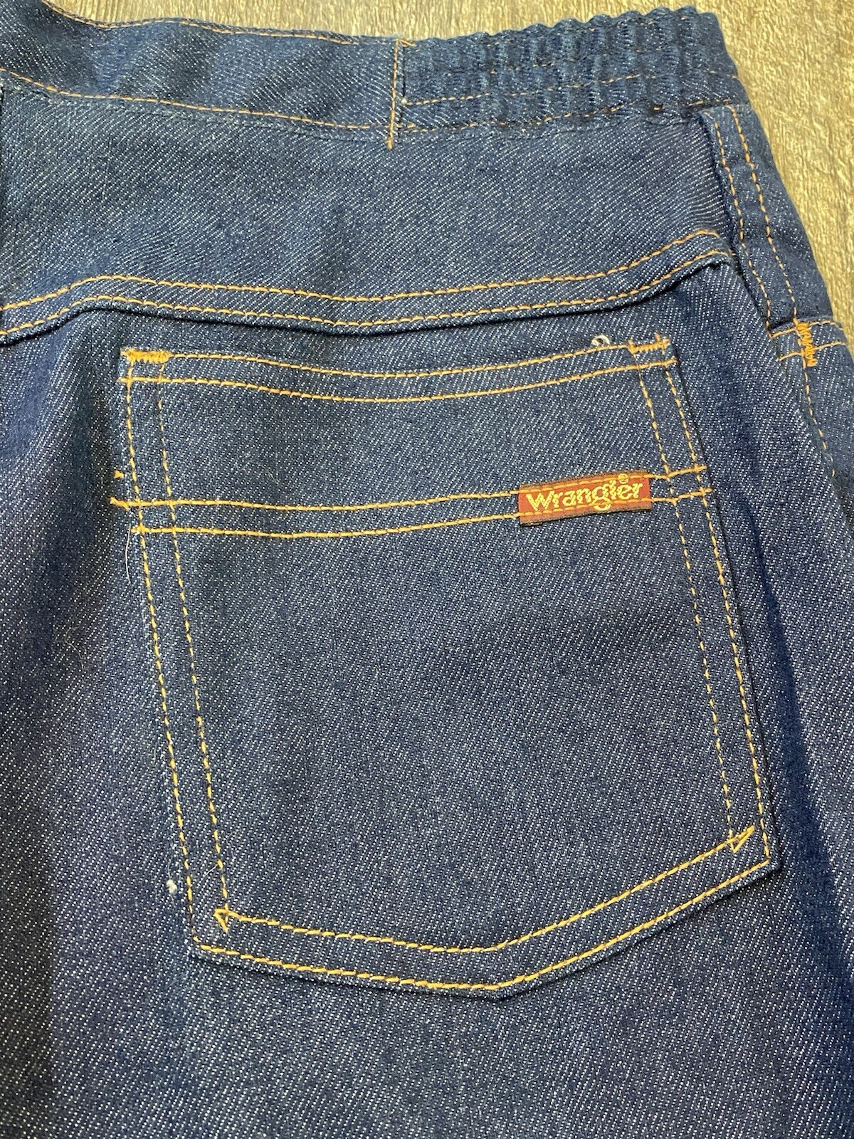 TRUE Vintage WRANGLER NWT Stretch Denim Jeans 80s Talon Streetwear Full Fit 16